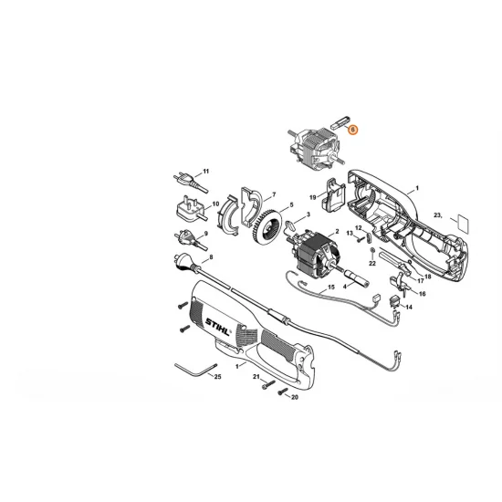 STIHL  Zestaw szczotek węglowych 6440 600 2700